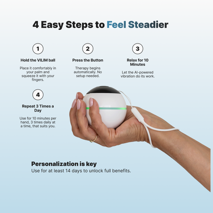 Tremor Relief Ball for Essential Tremor & Parkinson’s - VILIM ball